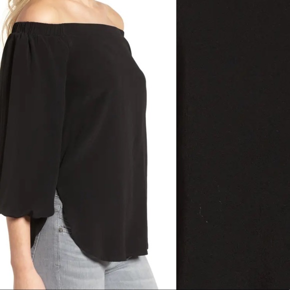 Soprano Bubble Sleeve Off the Shoulder Top - Picture 3 of 5